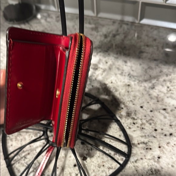 Tory Burch Red Leather Wallet - Picture 3 of 5